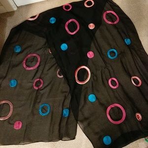 Whimsical circles Scarf